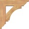 Ekena Millwork Imperial Traditional Smooth Bracket w/ Offset Brace, Western Red Cedar, 5 1/2"W x 18"D x 18"H BKT0604X18X18IMP01SWR - alternate 4